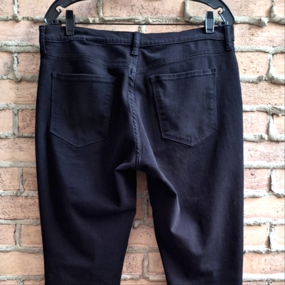 Size 32 Long Banana Republic Mid Rise Skinny Black Jeans - Picture 11 of 16